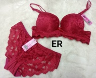 Branded Bra w/wire lace Terno 1set/panty &Bra