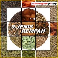 【100g】Lada Hitam • Lada Putih • Bunga Cengkih • Kayu Manis • Bunga Lawang •Jintan Kasar •Buah Pelaga