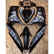 HLD Cover Set LC135 V2/V3/V4/V5/V6/V7 Exciter 2022 Yamaha Cover Black Free Emblem Logo