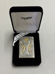 Zippo925純銀「繁華景象」防風煤油純銀盔甲加厚雕刻打火機節日禮物戶外用品