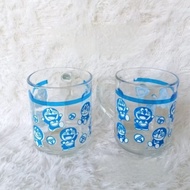 Gelas Cangkir Kaca Doraemon Gelas Beling Doraemon /Cangkir Kopi Beling