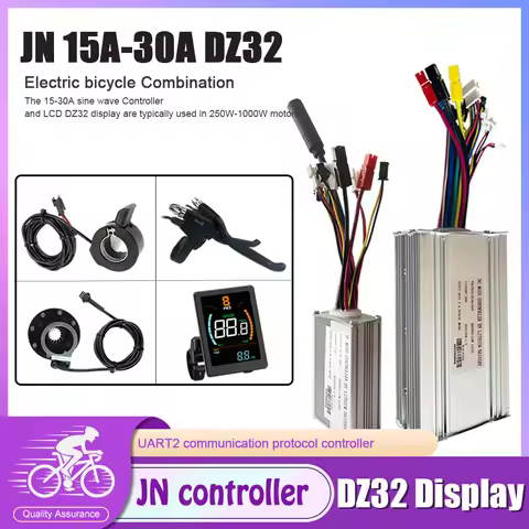 e bike 15A22A30A35A JN Brushless Motor sinewave controller 250W-1000W electric bike controller DZ32 