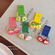 Girls Cute Hair Tie Children Small Head Tie Head Tie Candy Color Hair Tie Girl Baby Tie Hair Ponytai