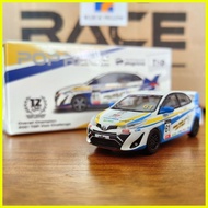 ❧ ஐ ♨ 1/64 Pop Race Toyota Vios GR Sport Malaysian Diecast Expo Exclusive Diecast Scale Model Toy C