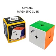 QIYI Cube 2x2 Magnetic Puzzle Rubik Cube 2x2 Magnetic Stickerless Puzzle