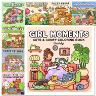 Cutie Coloring Book | Adorable Spooky Creatures | Cute Educational Coloring Book for Cozy Moments 涂色
