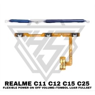 TOMBOL External Button + Flexible On Off Volume Realme C11 / C12 / C15 / C25 Fullset Button