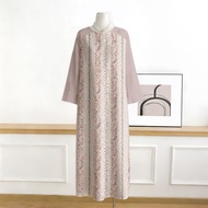 Kaftan Kejururawatan, Farhah, Saiz Bebas, Zip Halimunan Ready Stock Not See-Through Premium Korean C