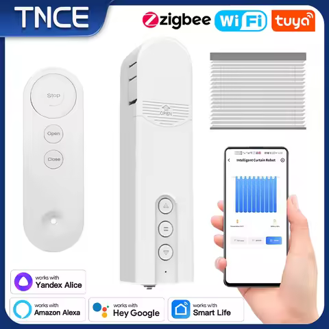 TNCE DIY Chain Motorized Roller WIFI Zigbee, Tuya shutter Blinds Shade Drive Motor, Smart life APP, 
