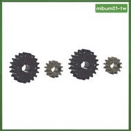 [MibumadTW] RC Front Rear Axle Gear Set 1/24 High Performance Modification 12T 20T Gears Upgrade Par