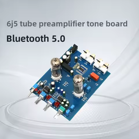 High-Fidelity HIFI Tube Preamplifier 6J5 Tube Preamplifier Tone Control Board with Treble and Bass B