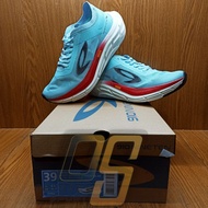 MERAH 910 Geist Ekiden Hyperpulse Running Shoes (Lightbiru, Red,/, Black) 100% Original
