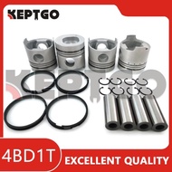 New

 4BD1 4BD1T Piston (Pin & Clip) With Rings For ISUZU Engine