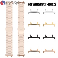 MYROE 2Pcs Strap Adapter  Wristband Smart Metal for Amazfit T-Rex 2
