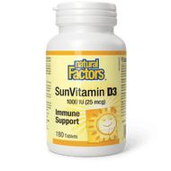 SunVitamin维他命D3 1000IU 180粒_美國製造_[0519]平行進口
