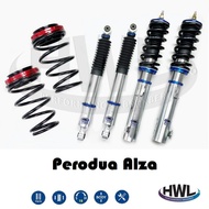 Perodua Alza - HWL MT1bs series fully adjustable absorber coilover