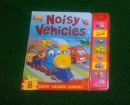 Noisy Vehicles Super Sound Board Book with 8 Noisy Sound Buttons