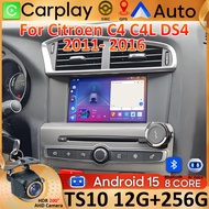 Android 15 Carplay For Citroen C4 C4L DS4 2011 2012 - 2016 Android Auto Video GPS Navigation Stereo 
