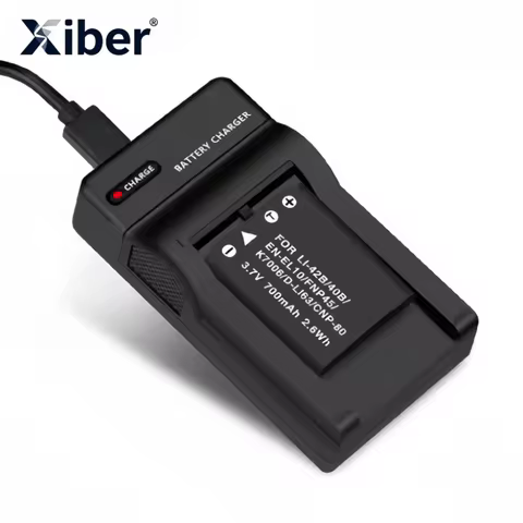 Xiber CGA-S007E CGA S007 S007E S007A DMW-BCD10 Battery Charger for Panasonic DMC TZ1 TZ2 TZ3 TZ4 TZ5