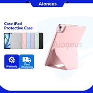 Aioneus Foldable Case iPad Gen11 Gen10 Pro 11 Air6 7 With Holder Acrylic Case iPad 10.2 Gen9 Mini6 7