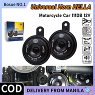 Motorcycle Car HELLA HORN Horn Set 360Hz / 430Hz 111dB 12V Universal Horn