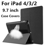 Case For Apple iPad 4 iPad3 iPad2 Protective Smart cover Protector Leather PU Tablet For iPad4 iPad
