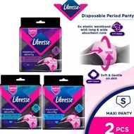 Libresse Panties Maximum Security 2s (S / M / L) Disposable Sanitary Maternity Pad Tuala Wanita Paka