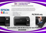 EPSON L3210 ECO TANK BRAND NEW WITH 1 SET GENUINE INK