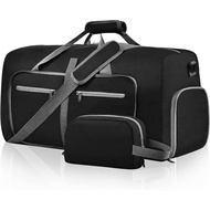 Felipe Varela Duffle Bag with Shoes Compartment and Adjustable Strap,Foldable Travel Duffel Bags for
