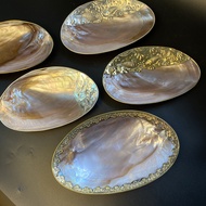 Natural Shell Tray Jewelry Cosmetic Storage Storage Tray Light Luxury Home Decoration Living Room De