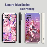 Casing For OPPO A8 A31 A1K F9 Pro A52 A72 A92 A59 F1S A7X A71 Yae miko Genshin Impact BOU06 Phone Ca