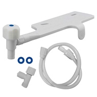 e02021 Sanlux Bidet Toilet Seat Kit Toilet Bowl Spray Hands-Free Bidet Toilet Seat Bidet Mangkuk Tan