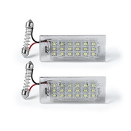 2PCS For BMW E53 License Plate Number Light Lamp No Error White X5 E53 99-06 X3 E83 03-10 Car Exteri