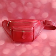 Promo Tas pinggang (waistbag) papirut kulit selempang fashion wanita asli Garut mdl 121 size S (cod)