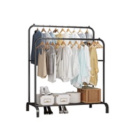 Rak besi sangkut hanger pakaian baju seluar tuala , rack steel kukuh sesuai bilik tidur sidai tuala 