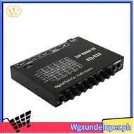 【W】EQ-819 Car Equalizer Multifunctional Car Equalizer Multifunctional Car Audio EQ Tuning Crossover 