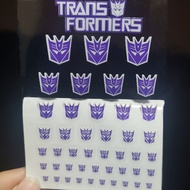 Đồ Chơi Hình Động Vật Dán Hình Robot Xe Hơi Tên Thương Hiệu Autobot Chuyển Giao Tên Thương Hiệu Dece