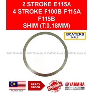 YAMAHA OUTBOARD 6E5-45567-30 SHIM (T:0.18MM) 2 STROKE E115A 4 STROKE F100B F115A F115B - BOATERS MAL