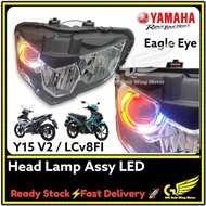 YAMAHA Y15ZR V2 135LC V8 EAGLE EYE LED HEAD LAMP ASSY MATA HELANG LUMPU DEPAN CUSTOM PNP