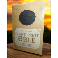 KJV 1611 GIANT PRINT BIBLE GRAY SIMULATED LEATHER