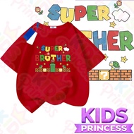 KIDS PRINCESS Plumber Game Printed Kids T-shirt Round Neck Children's Short Sleeved T-shirts 20