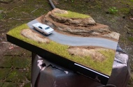 Diorama Hot Wheels Jalan Aspal Grassland