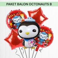 Octonauts B Balloon Package/Octonauts Birthday Decoration Kwazii Peso Tweak Barnacles