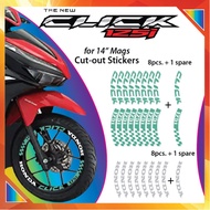 Decal sticker for Honda Click 125i Set D