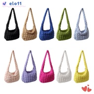 ELO Puffer Tote Bag Trendy Quilted Y2K Style Shoulder Bag