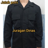 [Dijual] Atasan Baju Pdl Hitam Brimob Jatah Polri Bahan Risptok