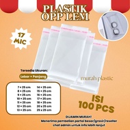 (CAN Mix SIZE! Contents 100 pcs!) OPP PLASTIC GLUE 7X25; 8X25; 9X25; 10X25; 11X25; 12X25; 13X25; 14X