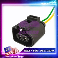 2 Pin Volkswagen Audi Window Washer Pump (1J0973722) Socket Connector Made in Malaysia