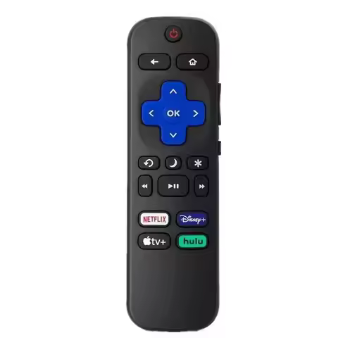 Replacement Television Remote Fit Roku Smart TV, Works with TCL Hisense Sharp Philips Onn Roku TV (N