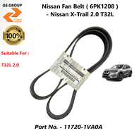 Nissan Fan Belt ( 6PK1208 ) - Nissan X-Trail T32 2.0 ( 11720-1VA0A )